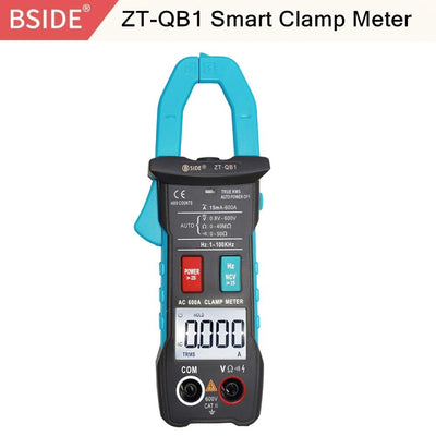 BSIDE 600A Digital Clamp Multimeter Inrush Current True RMS Auto Ranging 4000 Counts Voltage NCV Resistance with Flashlight