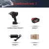 ALLSOME 168VF 520N.m 20800mah Brushless Wrench Li-ion Battery Electric Wrench Cordless Waterproof Impact Wrench Kit HT2896